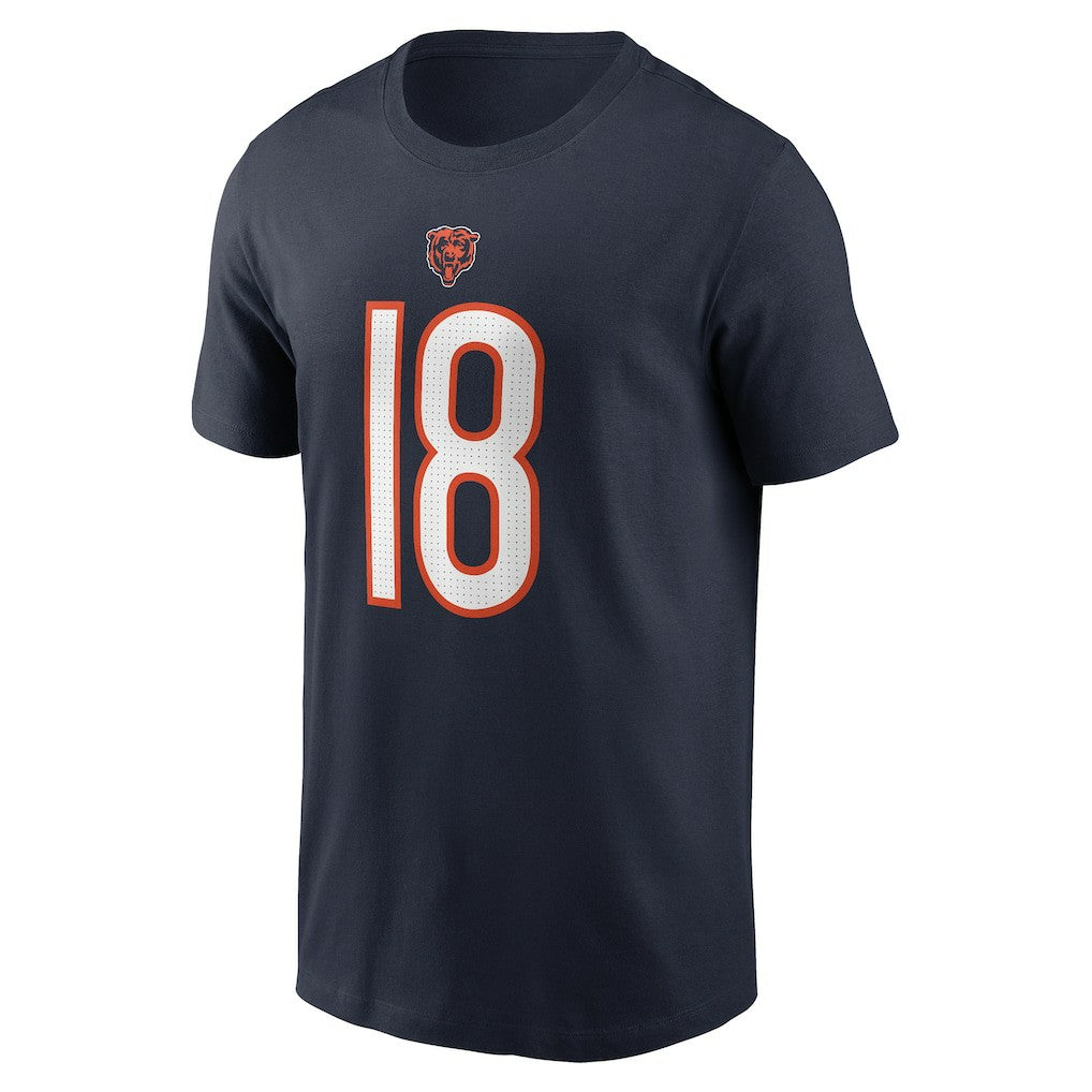 Caleb Williams Chicago Bears Name & Number T-Shirt - Navy T-shirts