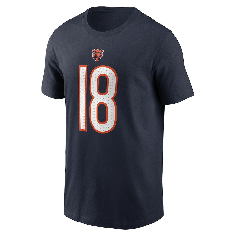 Caleb Williams Chicago Bears Name & Number T-Shirt - Navy T-shirts