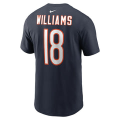 Caleb Williams Chicago Bears Name & Number T-Shirt - Navy T-shirts