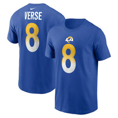 Jared Verse Los Angeles Rams Name & Number T-Shirt - Royal T-shirts