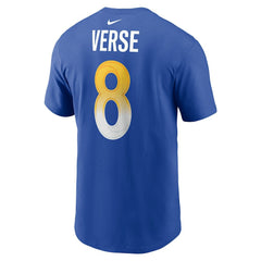 Jared Verse Los Angeles Rams Name & Number T-Shirt - Royal T-shirts