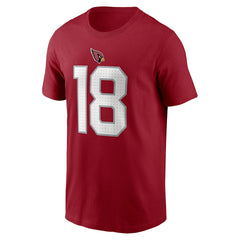 Marvin Harrison Jr. Arizona Cardinals Name & Number T-Shirt - Cardinal T-shirts
