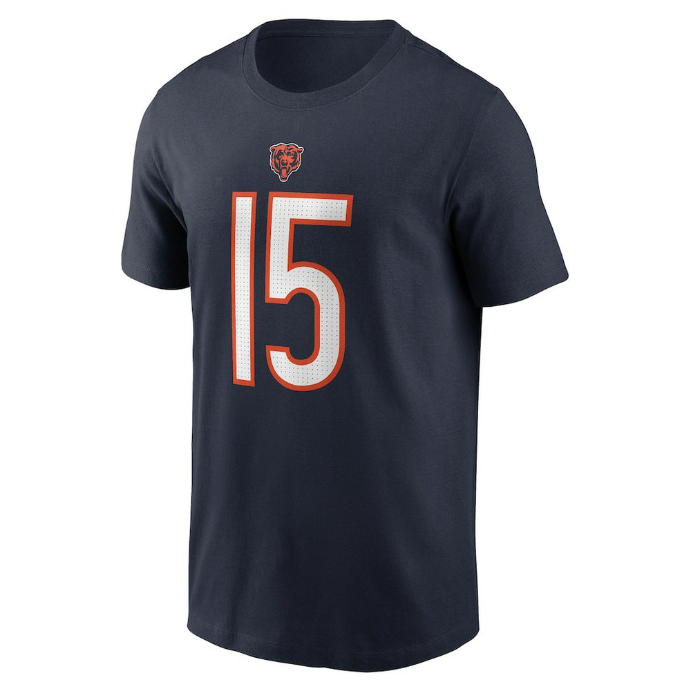 Rome Odunze Chicago Bears Name & Number T-Shirt - Navy T-shirts