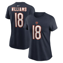 Caleb Williams Chicago Bears Women's Name & Number T-Shirt - Navy T-shirts