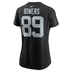 Brock Bowers Las Vegas Raiders Women's Player Name & Number T-Shirt - Black T-shirts