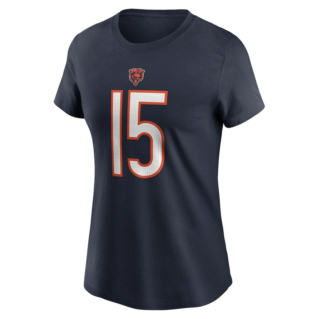 Rome Odunze Chicago Bears Women's Name & Number T-Shirt - Navy T-shirts