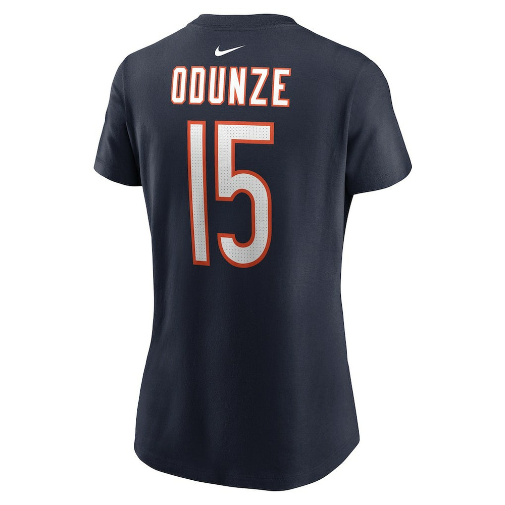 Rome Odunze Chicago Bears Women's Name & Number T-Shirt - Navy T-shirts