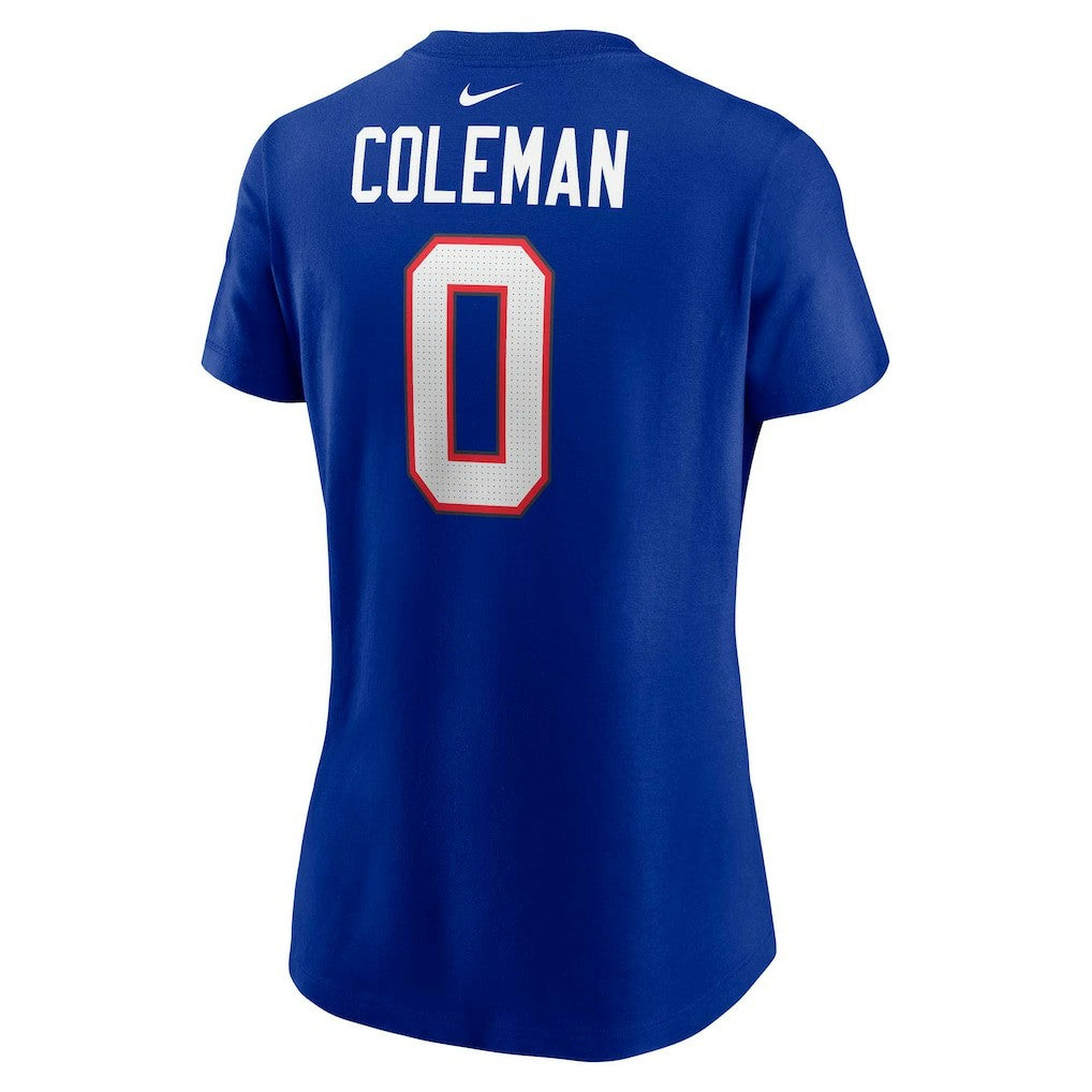 Keon Coleman Buffalo Bills Women's Player Name & Number T-Shirt - Royal T-shirts