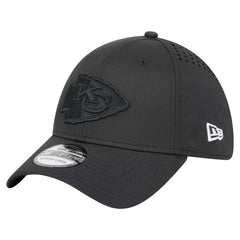 Kansas City Chiefs New Era Hydro 39THIRTY Flex Hat - Black Hats