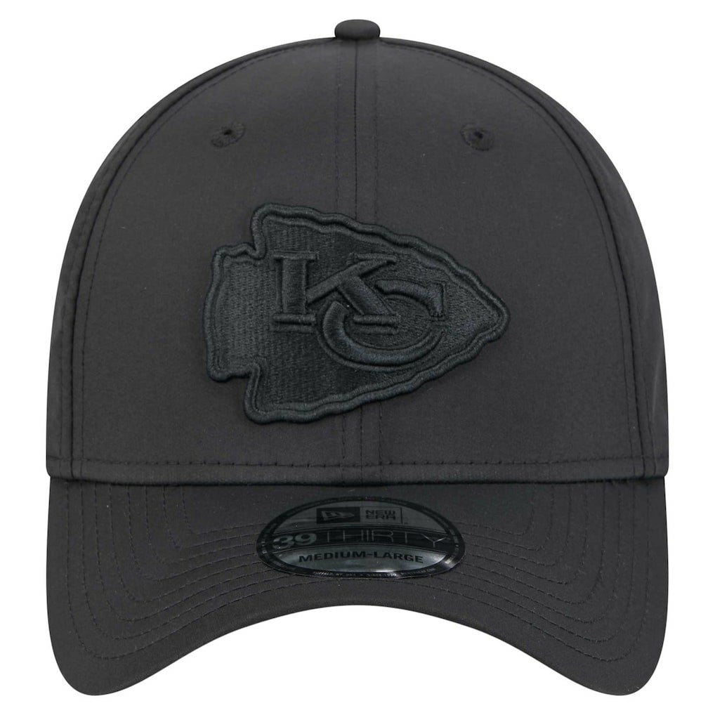 Kansas City Chiefs New Era Hydro 39THIRTY Flex Hat - Black Hats