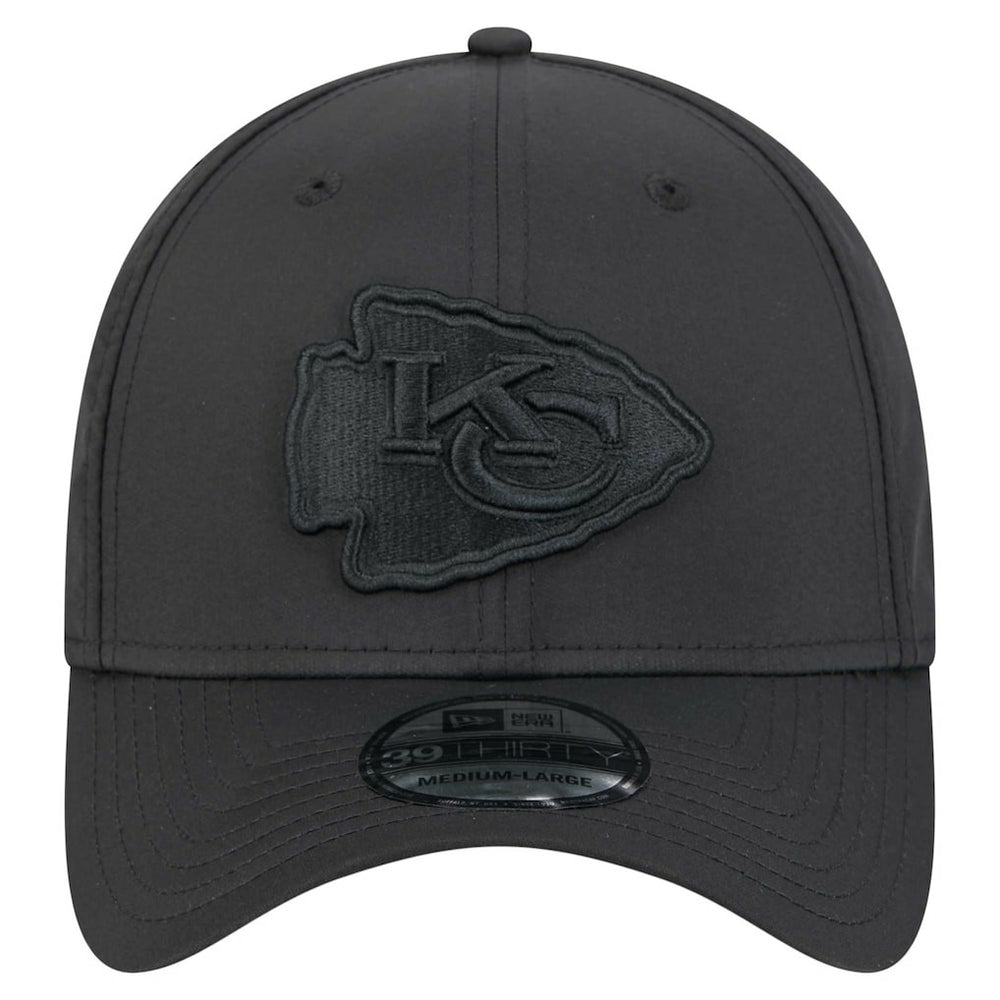 Kansas City Chiefs New Era Hydro 39THIRTY Flex Hat - Black Hats