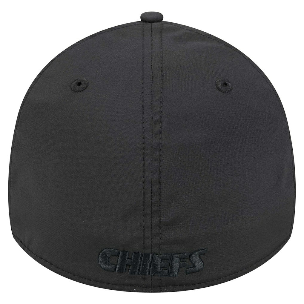 Kansas City Chiefs New Era Hydro 39THIRTY Flex Hat - Black Hats