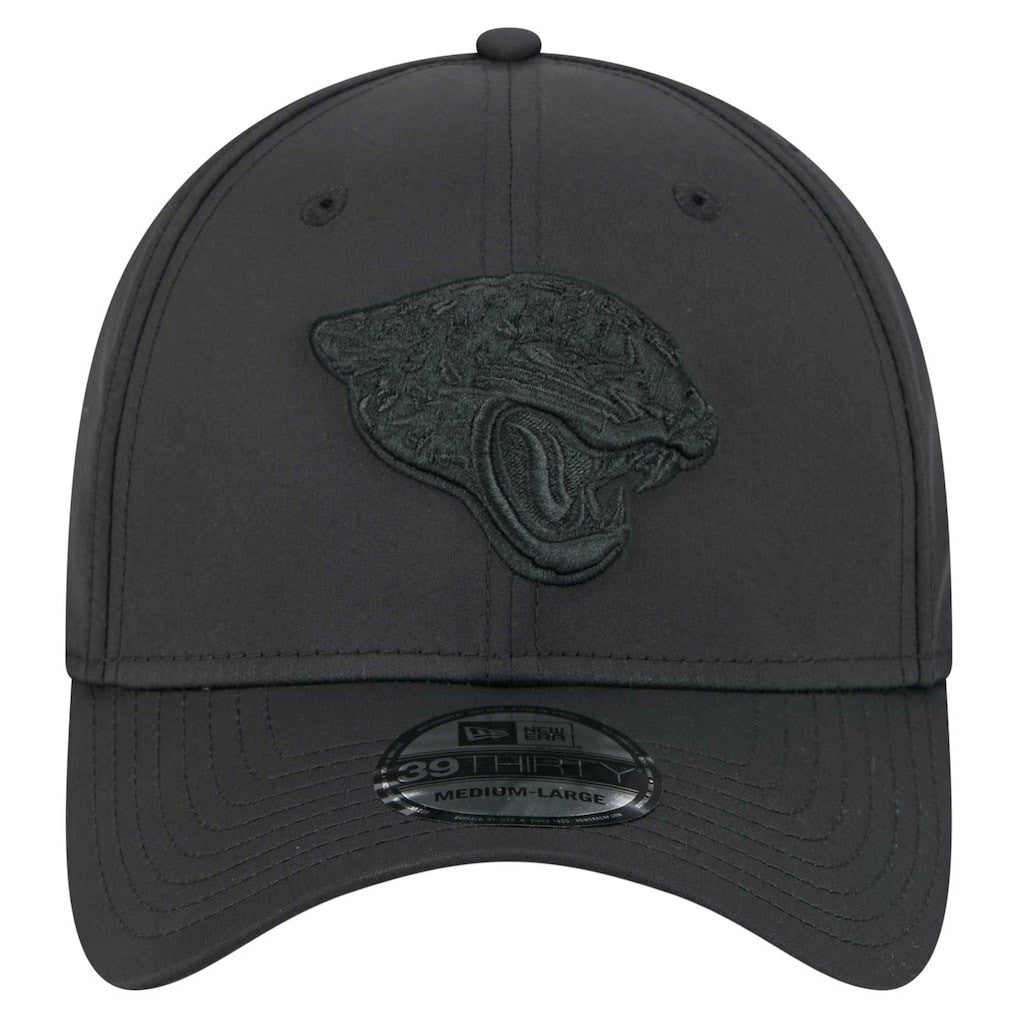 Jacksonville Jaguars New Era Hydro 39THIRTY Flex Hat - Black Hats
