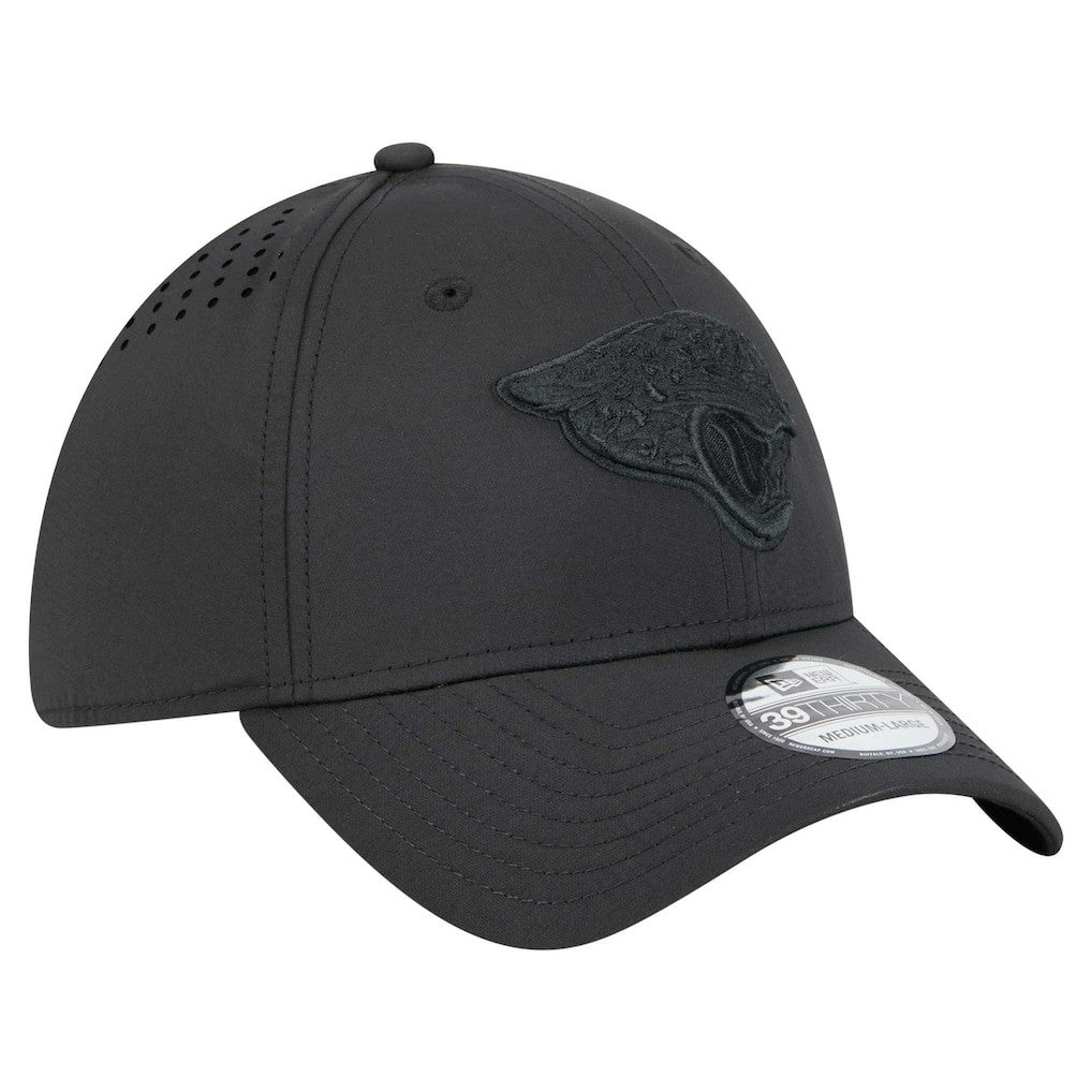 Jacksonville Jaguars New Era Hydro 39THIRTY Flex Hat - Black Hats