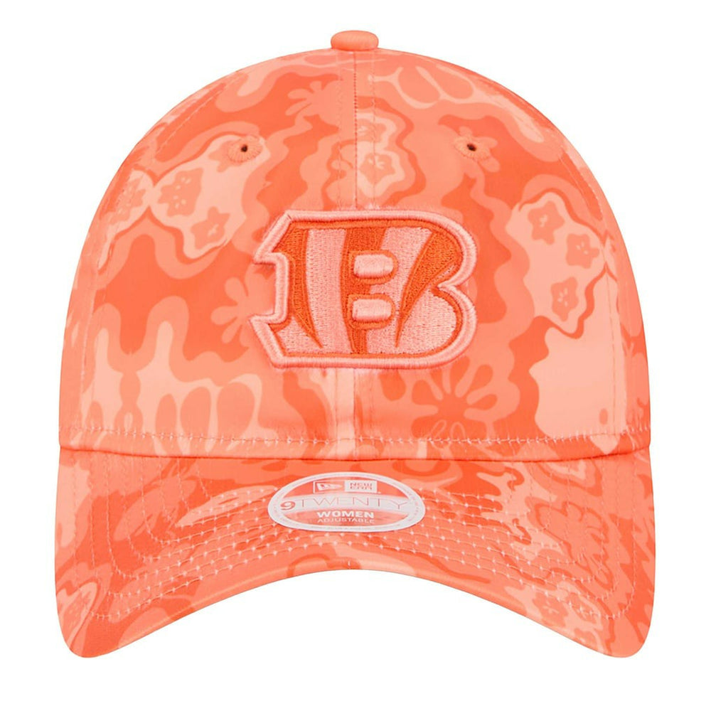 Cincinnati Bengals New Era Women's Trippy 9TWENTY Adjustable Hat - Orange Hats
