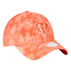 Cincinnati Bengals New Era Women's Trippy 9TWENTY Adjustable Hat - Orange Hats