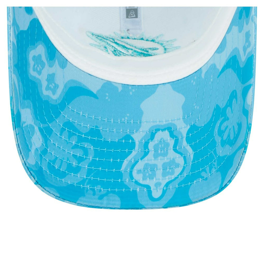 Miami Dolphins New Era Women's Trippy 9TWENTY Adjustable Hat - Aqua Hats