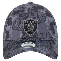 Las Vegas Raiders New Era Women's Trippy 9TWENTY Adjustable Hat - Black Hats