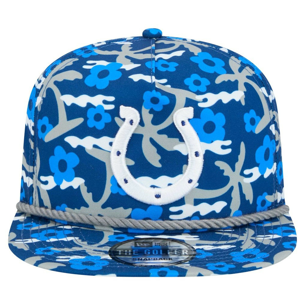 Indianapolis Colts New Era Wakey Wakey Golfer Snapback Hat - Royal Hats