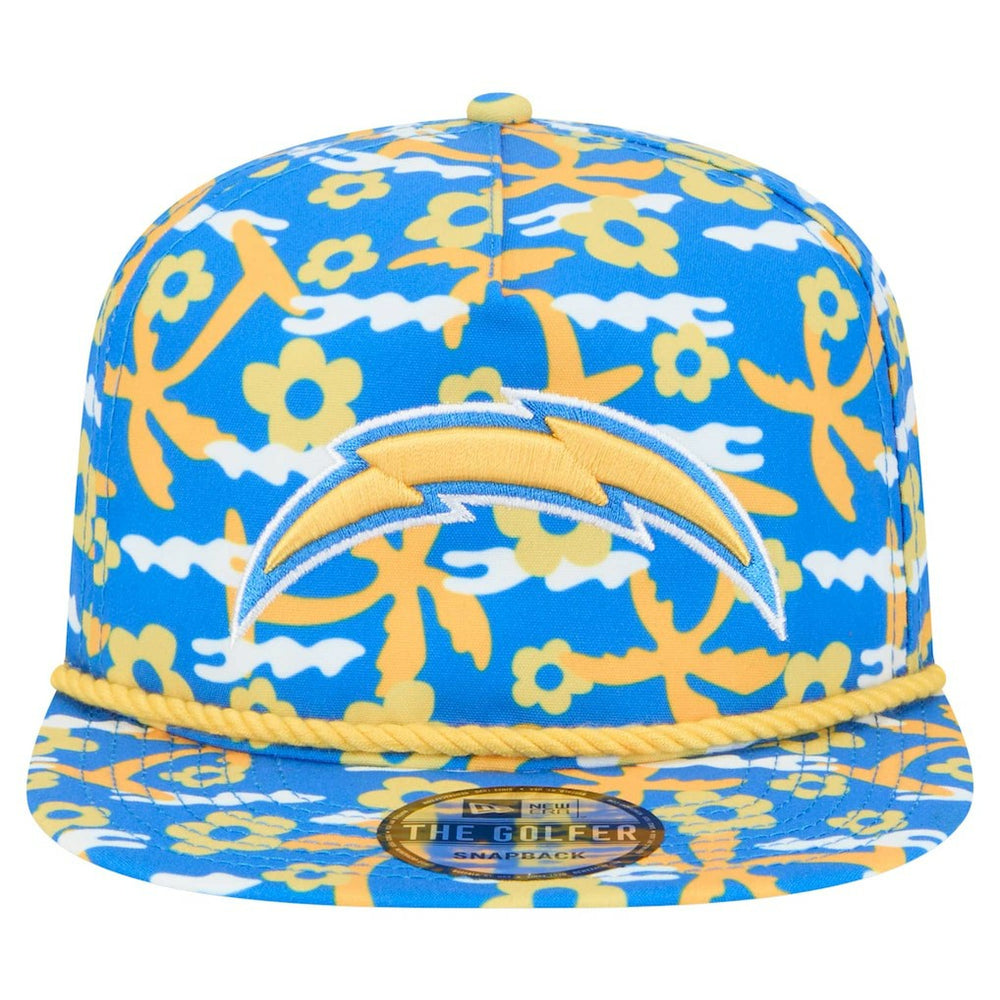 Los Angeles Chargers New Era Wakey Wakey Golfer Snapback Hat - Blue Hats