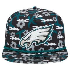 Philadelphia Eagles New Era Wakey Wakey Golfer Snapback Hat - Black Hats