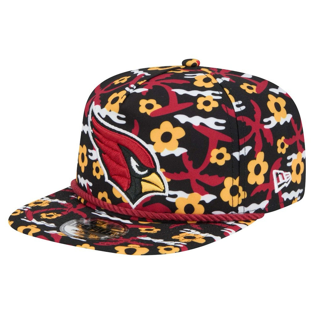 Arizona Cardinals New Era Wakey Wakey Golfer Snapback Hat - Black Hats
