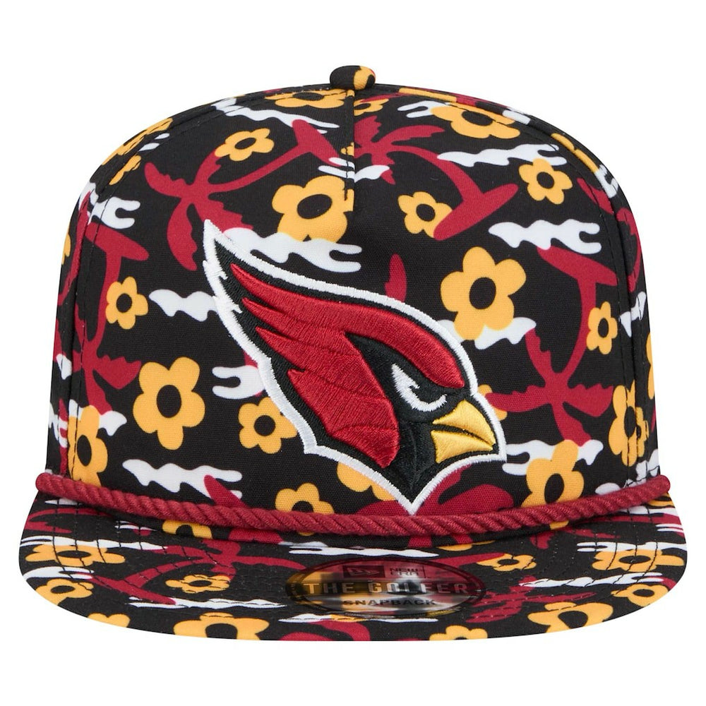 Arizona Cardinals New Era Wakey Wakey Golfer Snapback Hat - Black Hats