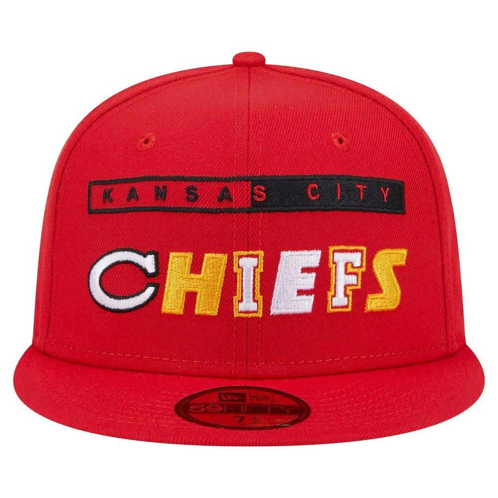 Kansas City Chiefs New Era Ransom 59FIFTY Fitted Hat - Red Hats