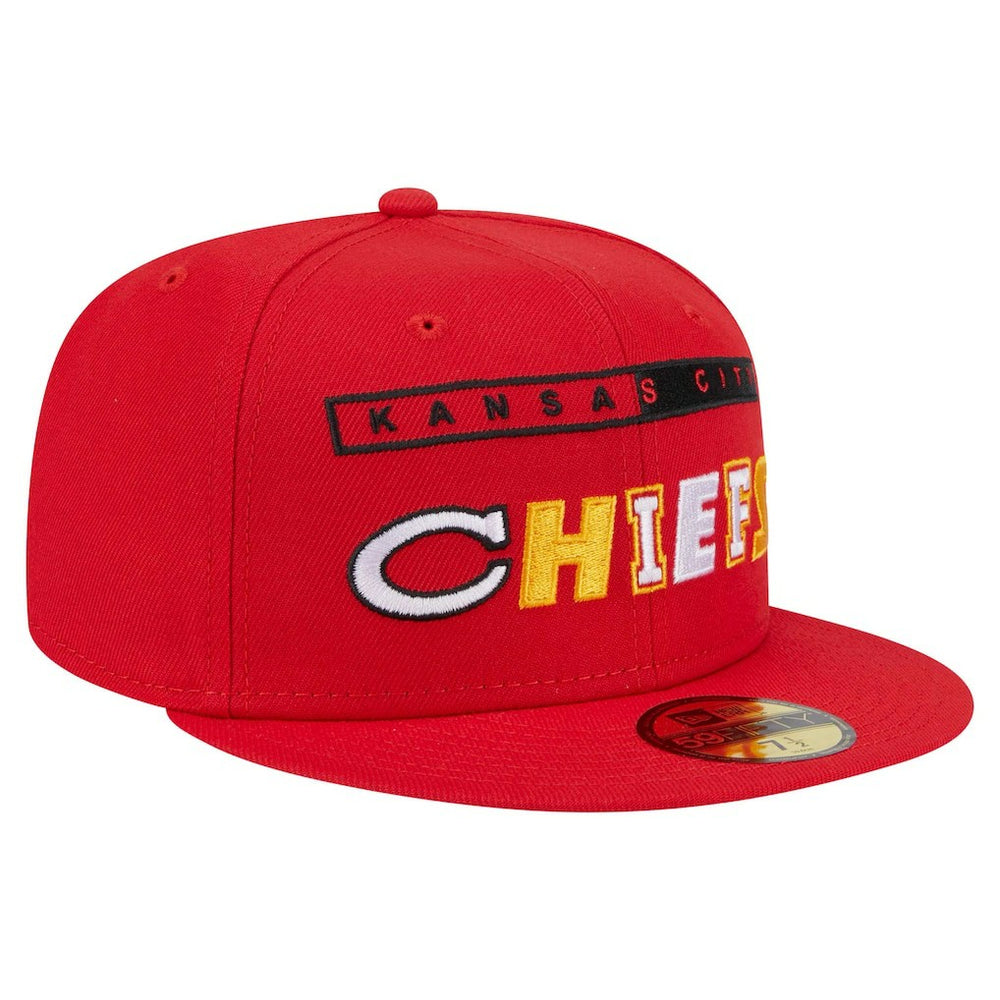 Kansas City Chiefs New Era Ransom 59FIFTY Fitted Hat - Red Hats