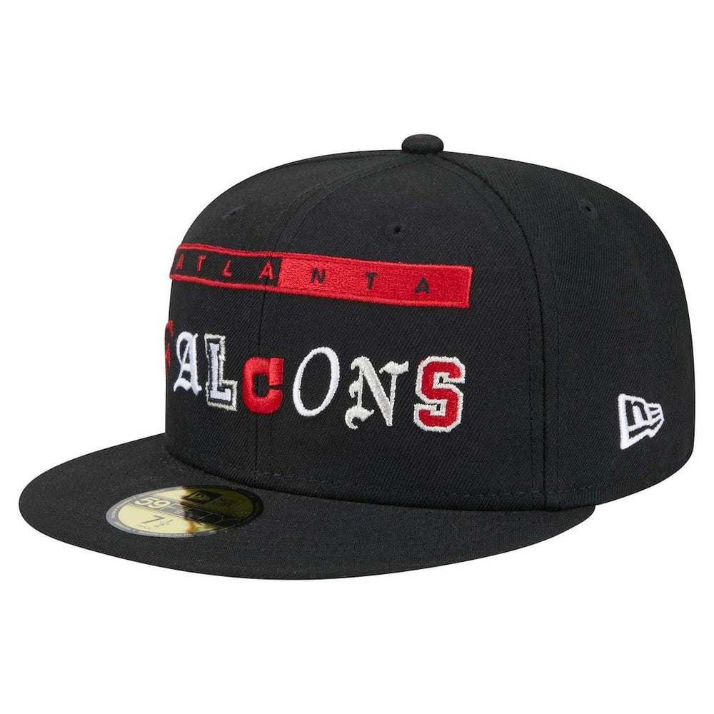 Atlanta Falcons New Era Ransom 59FIFTY Fitted Hat - Black Hats