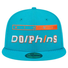 Miami Dolphins New Era Ransom 59FIFTY Fitted Hat - Aqua Hats