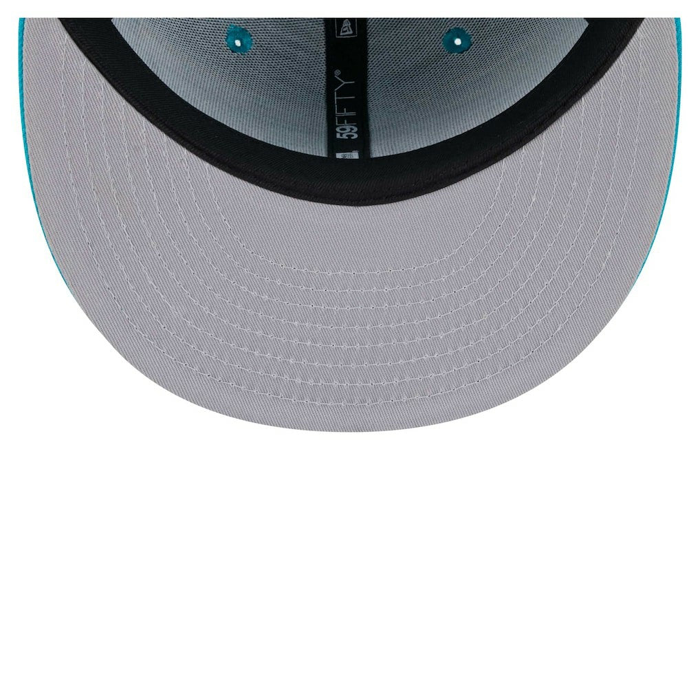 Miami Dolphins New Era Ransom 59FIFTY Fitted Hat - Aqua Hats