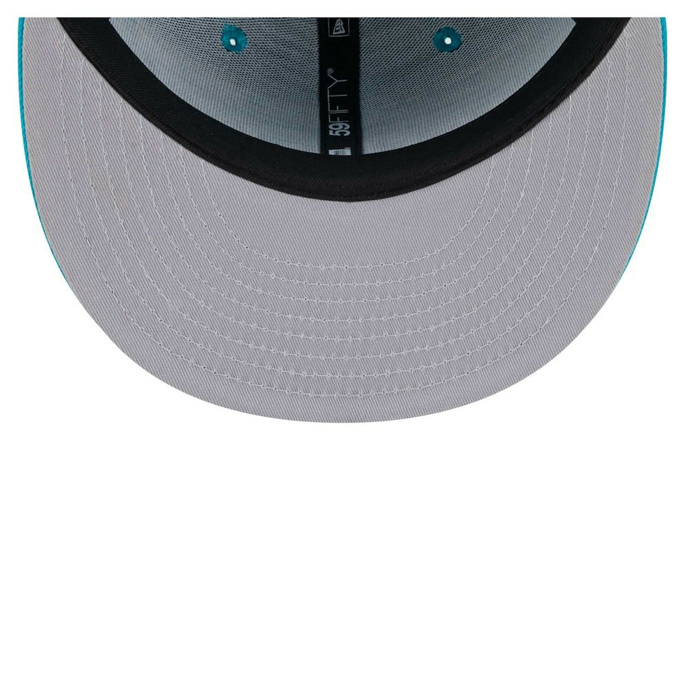 Miami Dolphins New Era Ransom 59FIFTY Fitted Hat - Aqua Hats