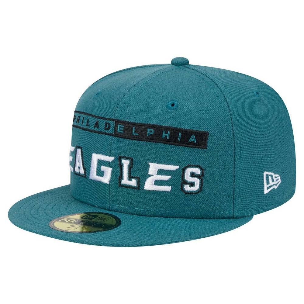 Philadelphia Eagles New Era Ransom 59FIFTY Fitted Hat - Midnight Green Hats