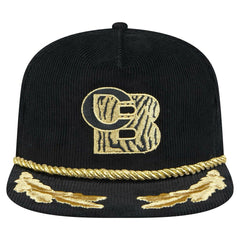 Cincinnati Bengals New Era City Originals Corduroy Skipper Golfer Snapback Hat - Black Hats