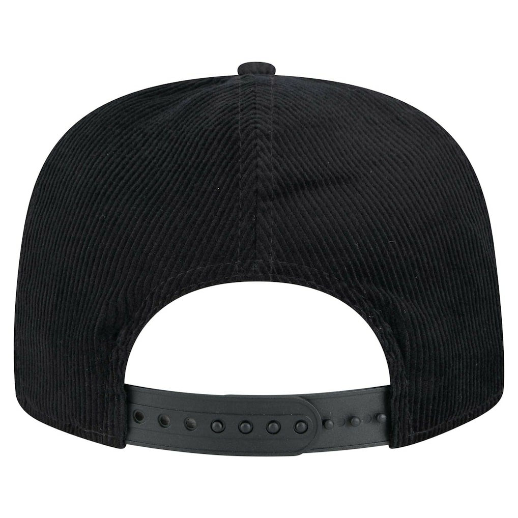 Cincinnati Bengals New Era City Originals Corduroy Skipper Golfer Snapback Hat - Black Hats