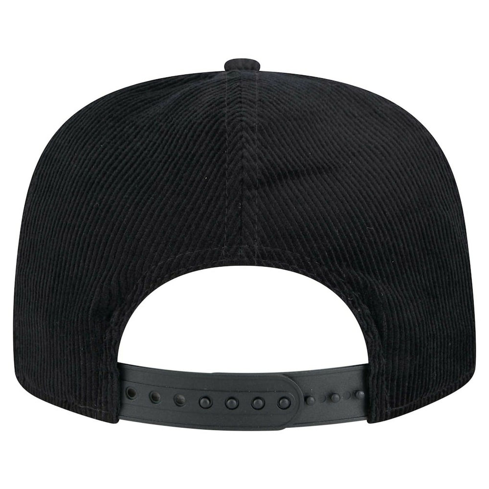Cincinnati Bengals New Era City Originals Corduroy Skipper Golfer Snapback Hat - Black Hats