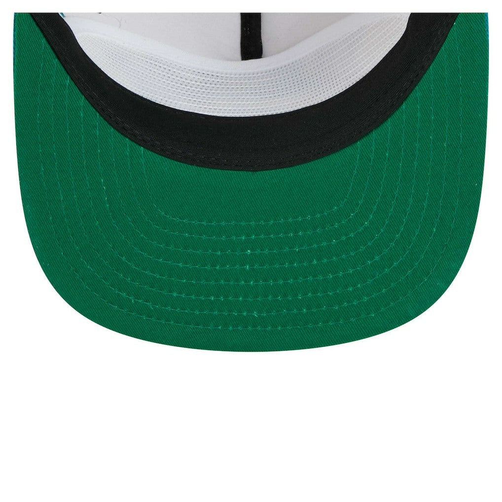 Jacksonville Jaguars New Era Athletic Golfer Snapback Hat - Stone/Teal Hats