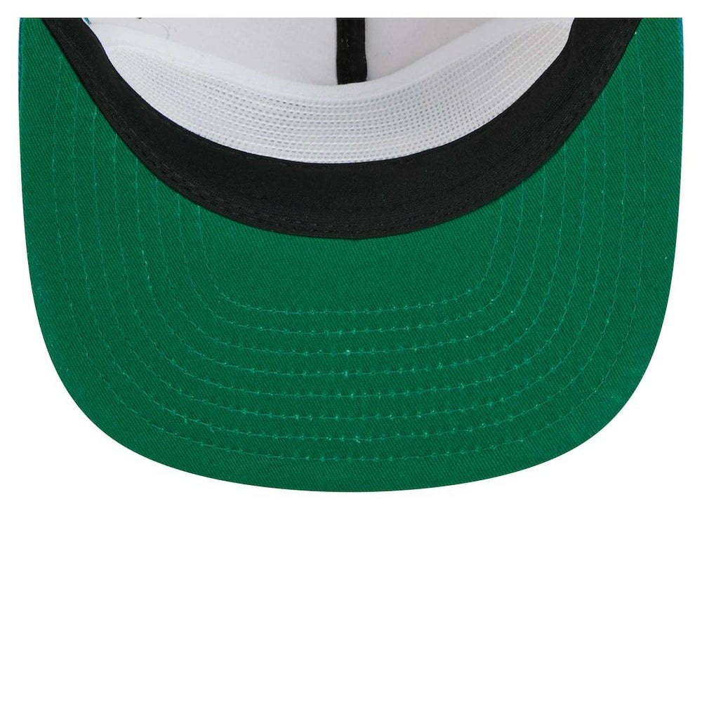 Jacksonville Jaguars New Era Athletic Golfer Snapback Hat - Stone/Teal Hats