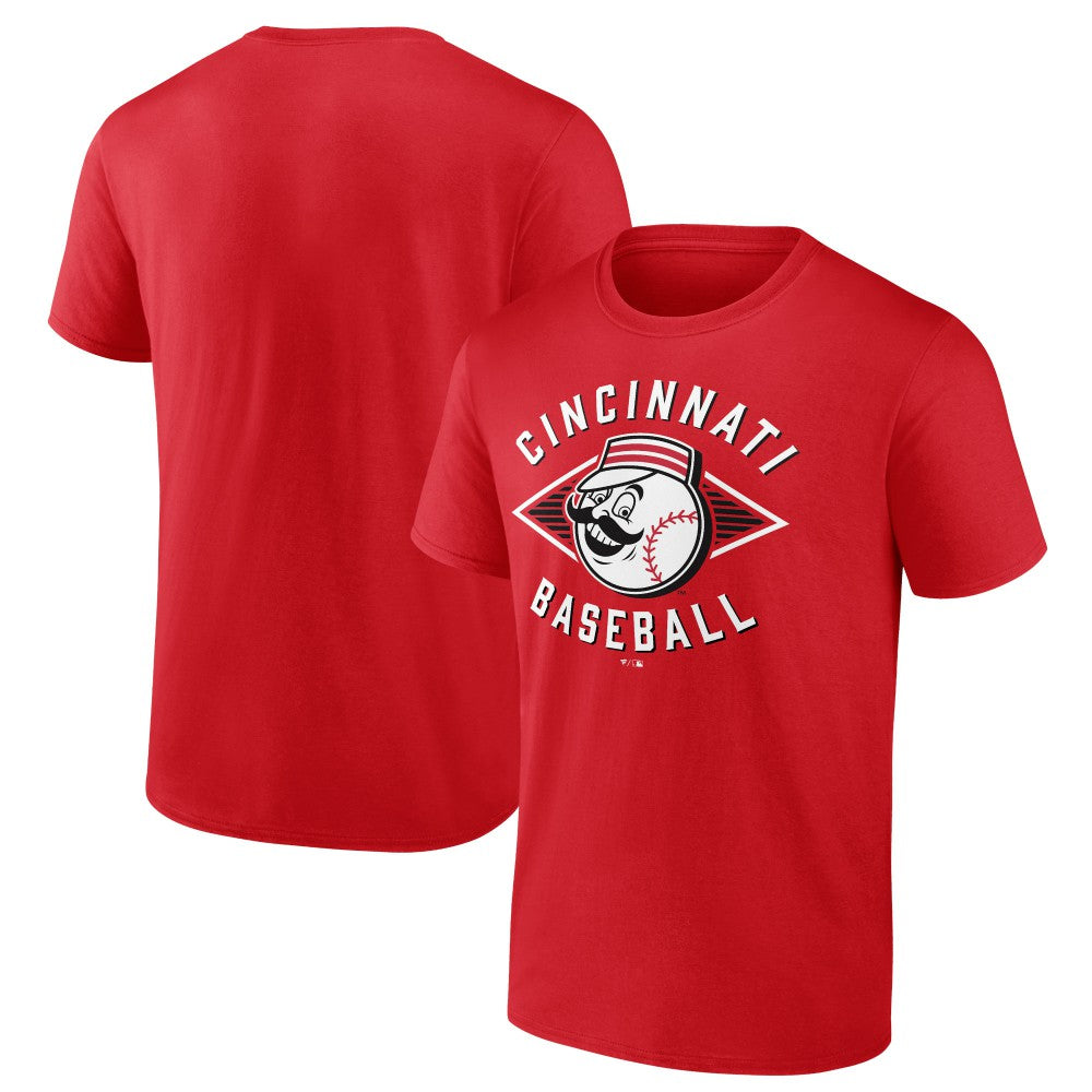 Cincinnati Reds  Classic Diamond T-Shirt - Red T-shirts