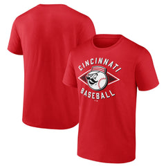 Cincinnati Reds  Classic Diamond T-Shirt - Red T-shirts