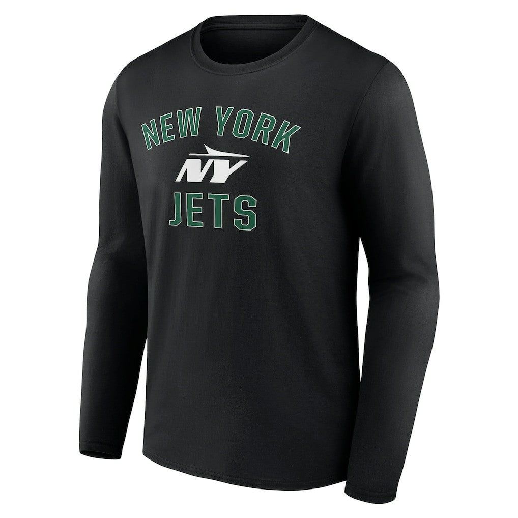 New York Jets Victory Arch Long Sleeve T-Shirt - Black T-shirts