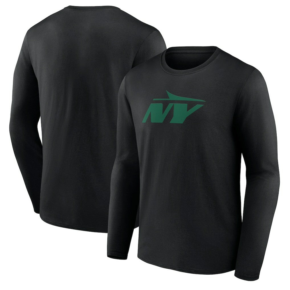 New York Jets Secondary Logo Long Sleeve T-Shirt - Black T-shirts