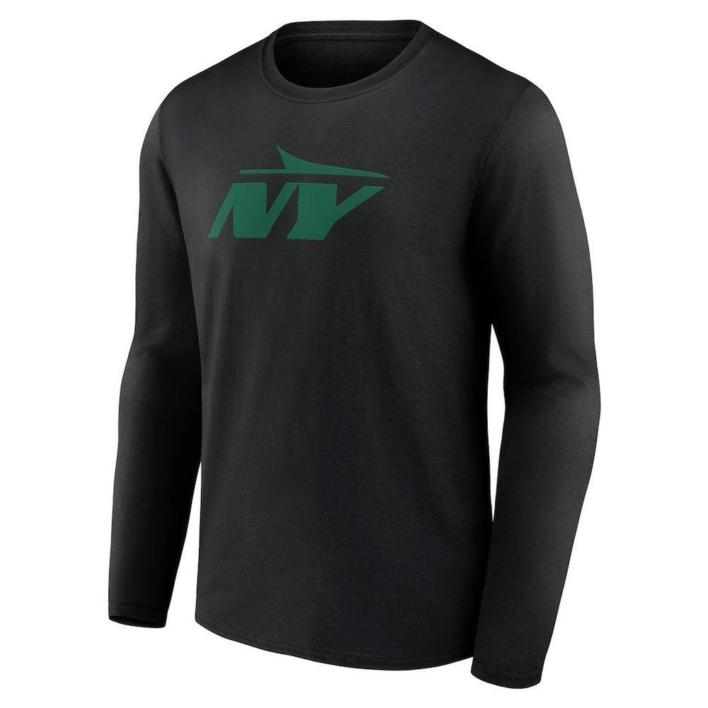 New York Jets Secondary Logo Long Sleeve T-Shirt - Black T-shirts