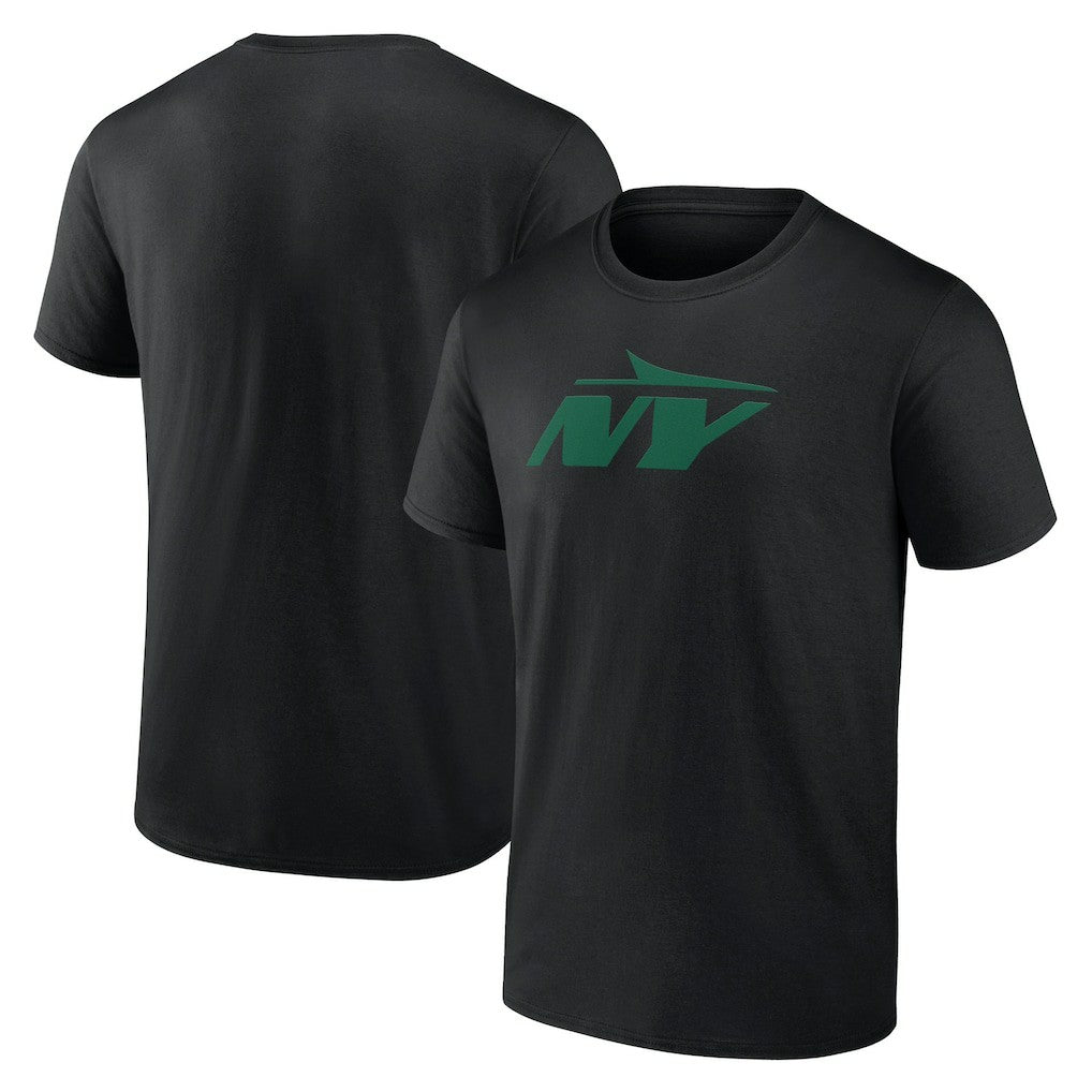 New York Jets Secondary Logo Lightweight T-Shirt - Black T-shirts
