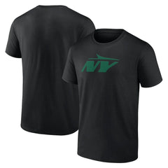 New York Jets Secondary Logo Lightweight T-Shirt - Black T-shirts