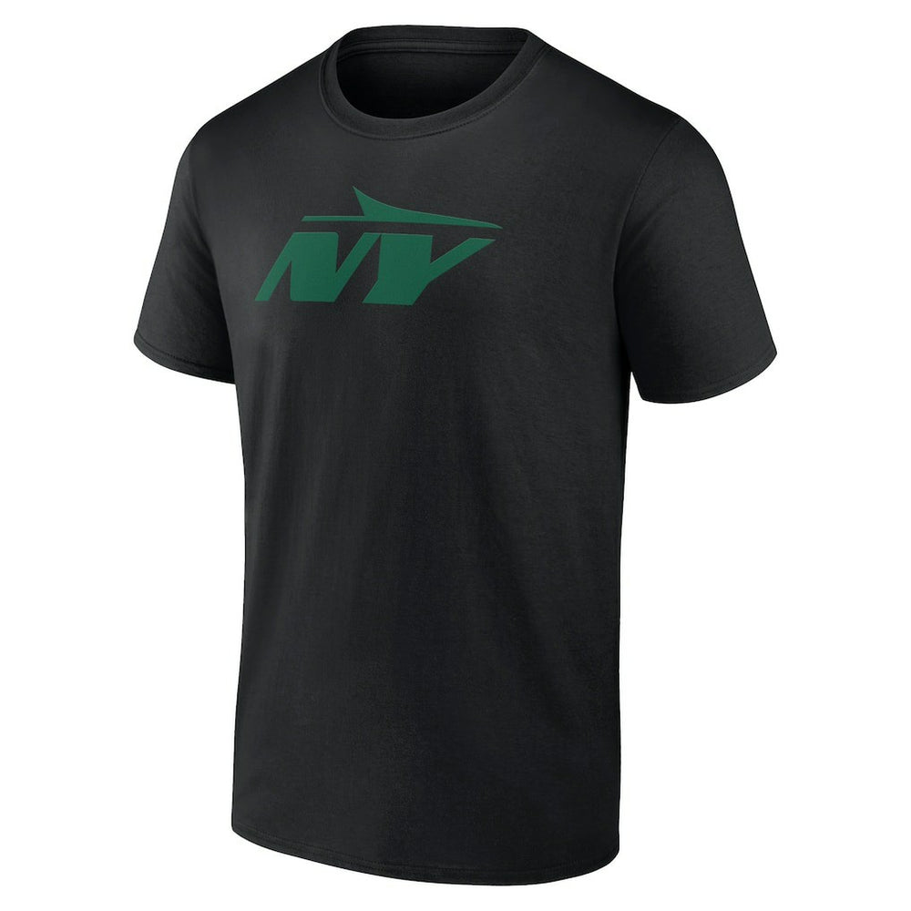 New York Jets Secondary Logo Lightweight T-Shirt - Black T-shirts