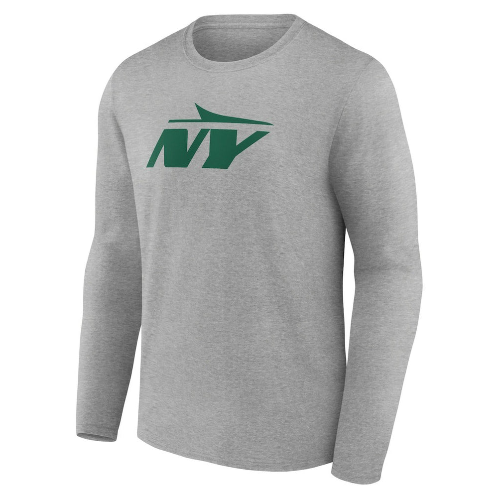 New York Jets Secondary Logo Long Sleeve T-Shirt - Gray T-shirts