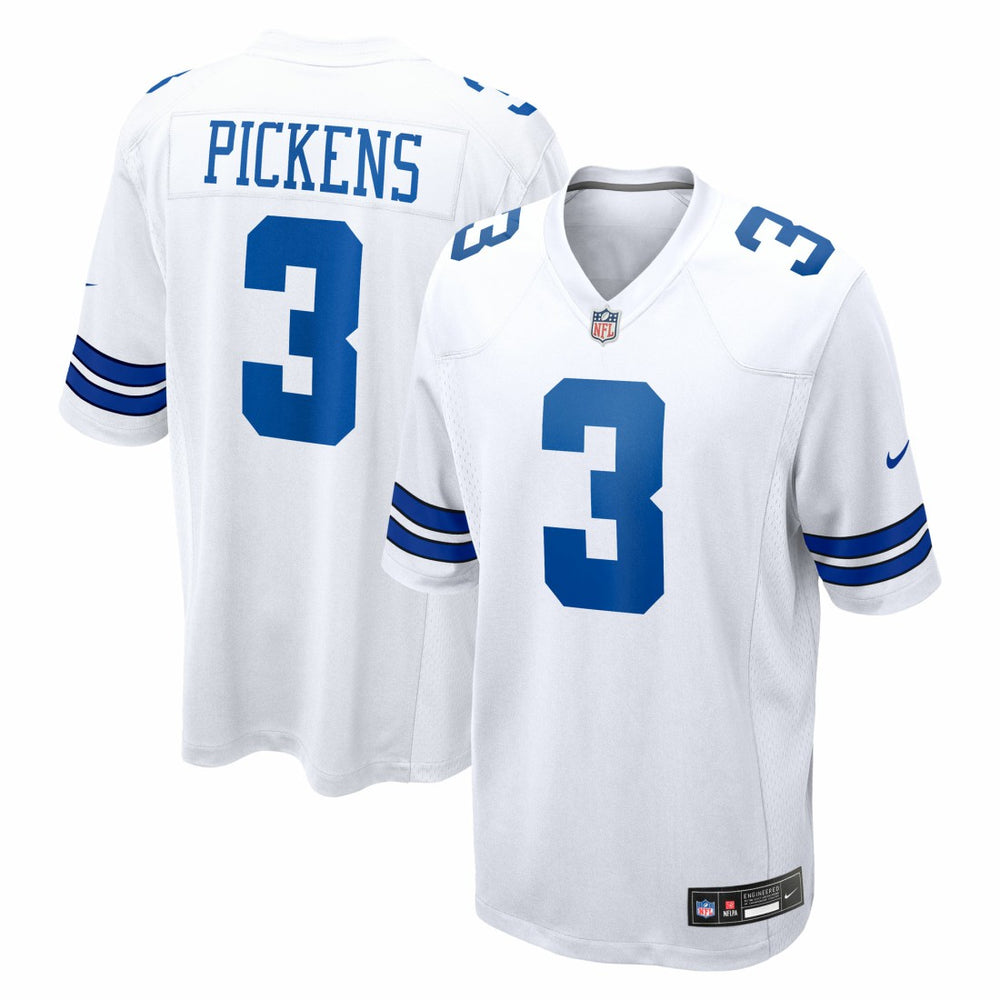 George Pickens Dallas Cowboys Game Jersey - White Jerseys