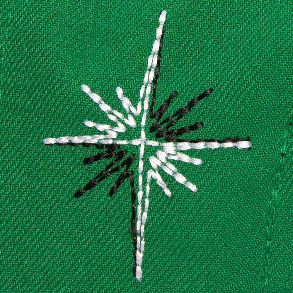 Boston Celtics Starlight Snapback Hat Kelly Green - Mitchell & Ness